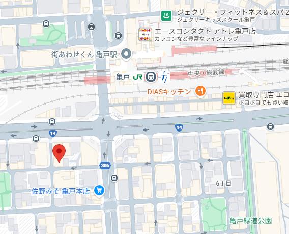 【江東区】亀戸駅徒歩4分／駅前交差点付近／居酒屋居抜き物件／約12.1坪